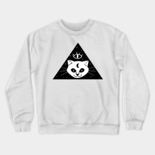 illuminati cat Crewneck Sweatshirt